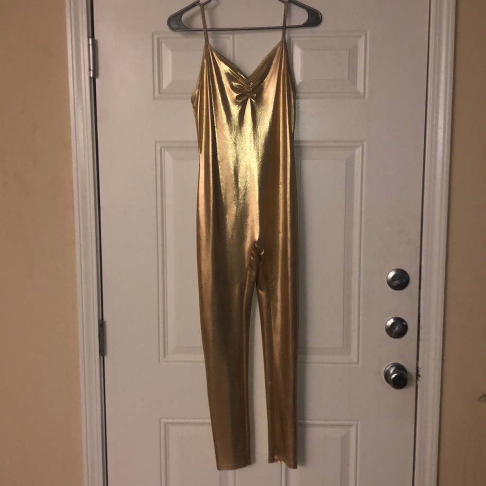 Gold jumpsuit